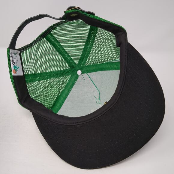 '90 The Beavers Slideback Trucker Hat Green OS Adjustable Cali-Fame Vintage - Picture 7 of 9